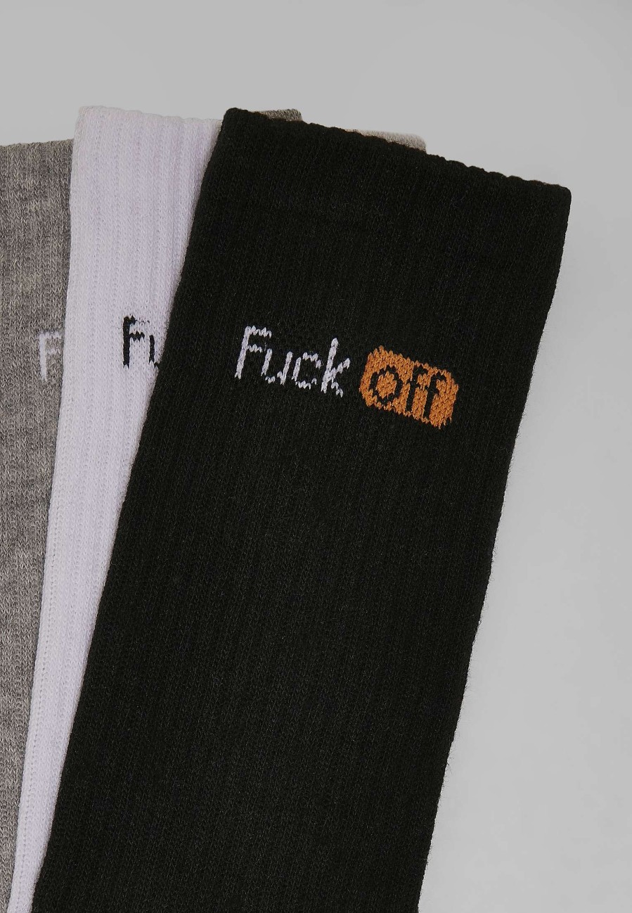 Mister Tee Fuck Off Socks 3-Pack | Socks