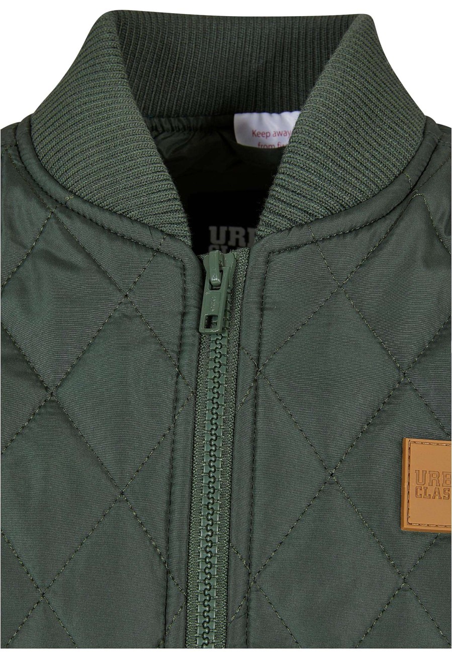 Urban Classics Boys Diamond Quilt Nylon Jacket | Jackets