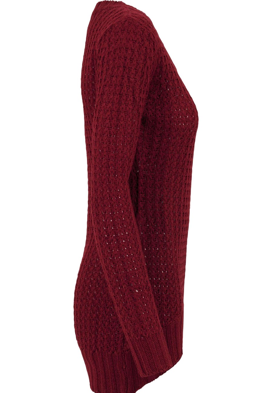 Urban Classics Ladies Long Wideneck Sweater | Knitwear