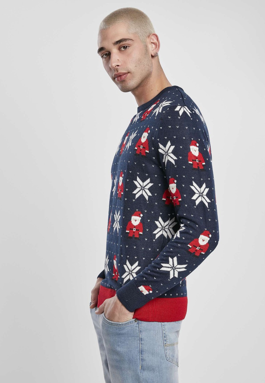 Urban Classics Nicolaus And Snowflakes Sweater | Knitwear