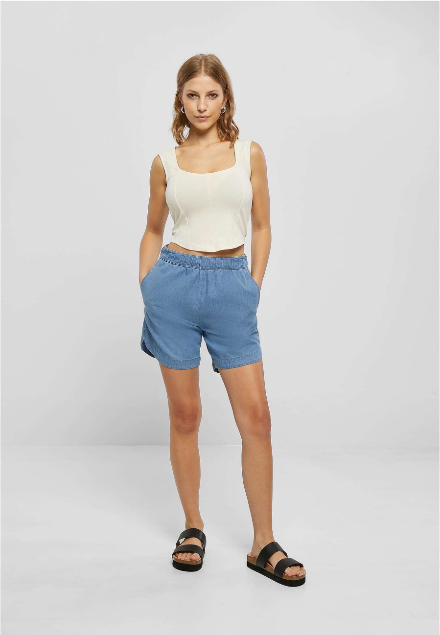 Urban Classics Ladies Light Denim Shorts | Shorts