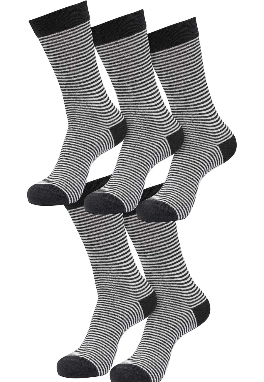 Urban Classics Fine Stripe Socks 5-Pack | Socks