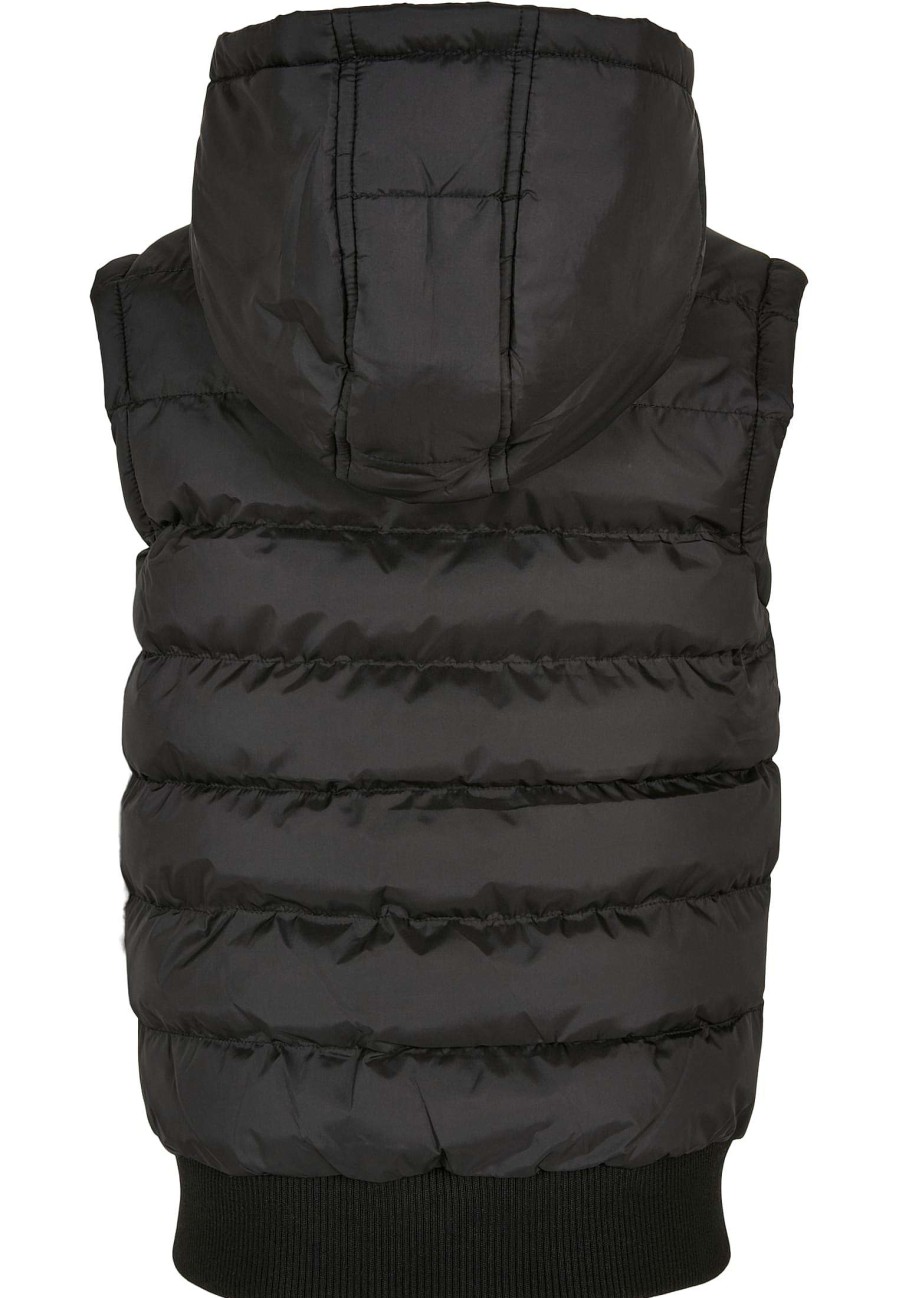 Urban Classics Boys Small Bubble Hooded Vest | Jackets