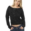 Urban Classics Ladies Knitted Splatter Crewneck | Knitwear