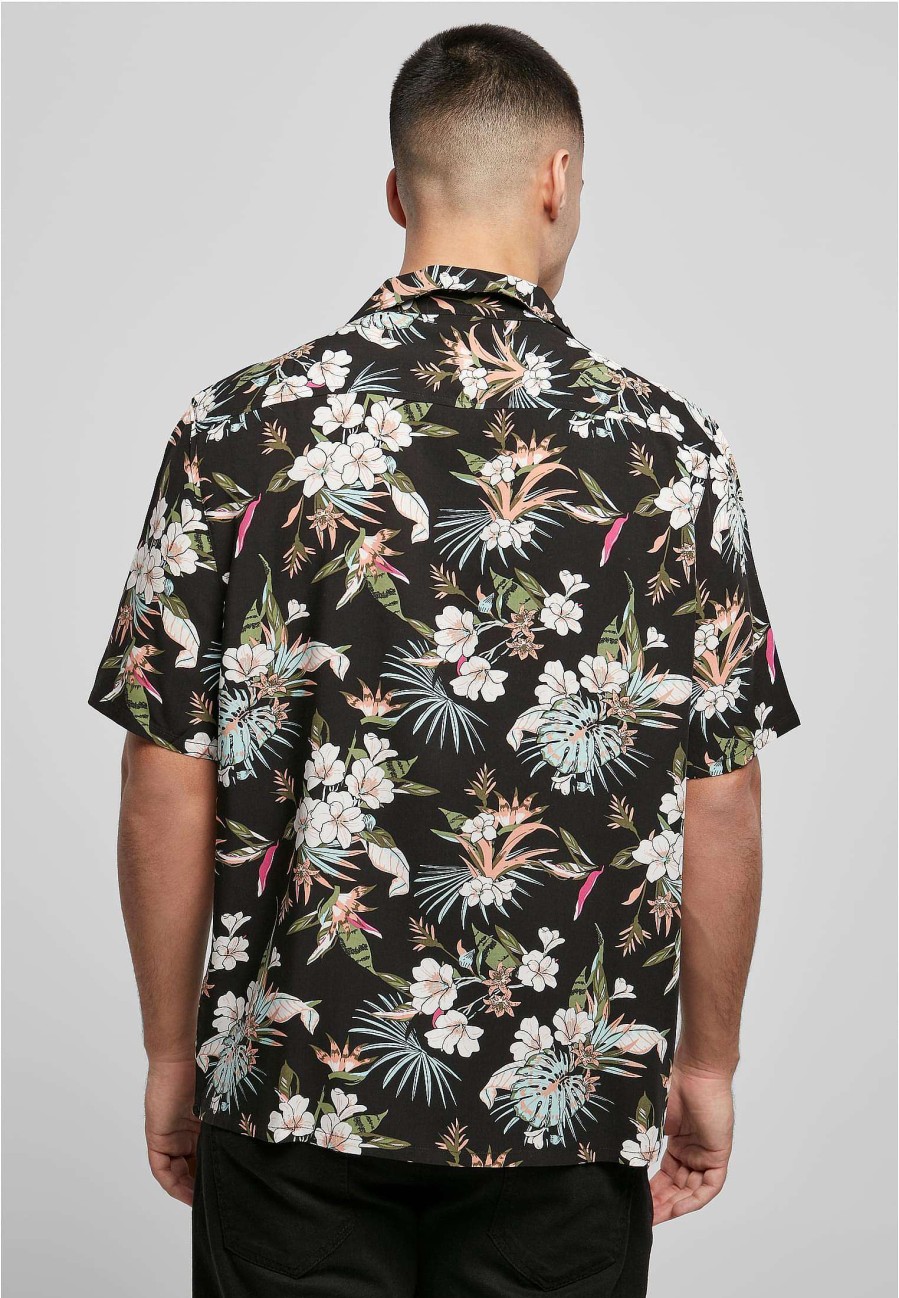 Urban Classics Viscose Aop Resort Shirt | Shirts