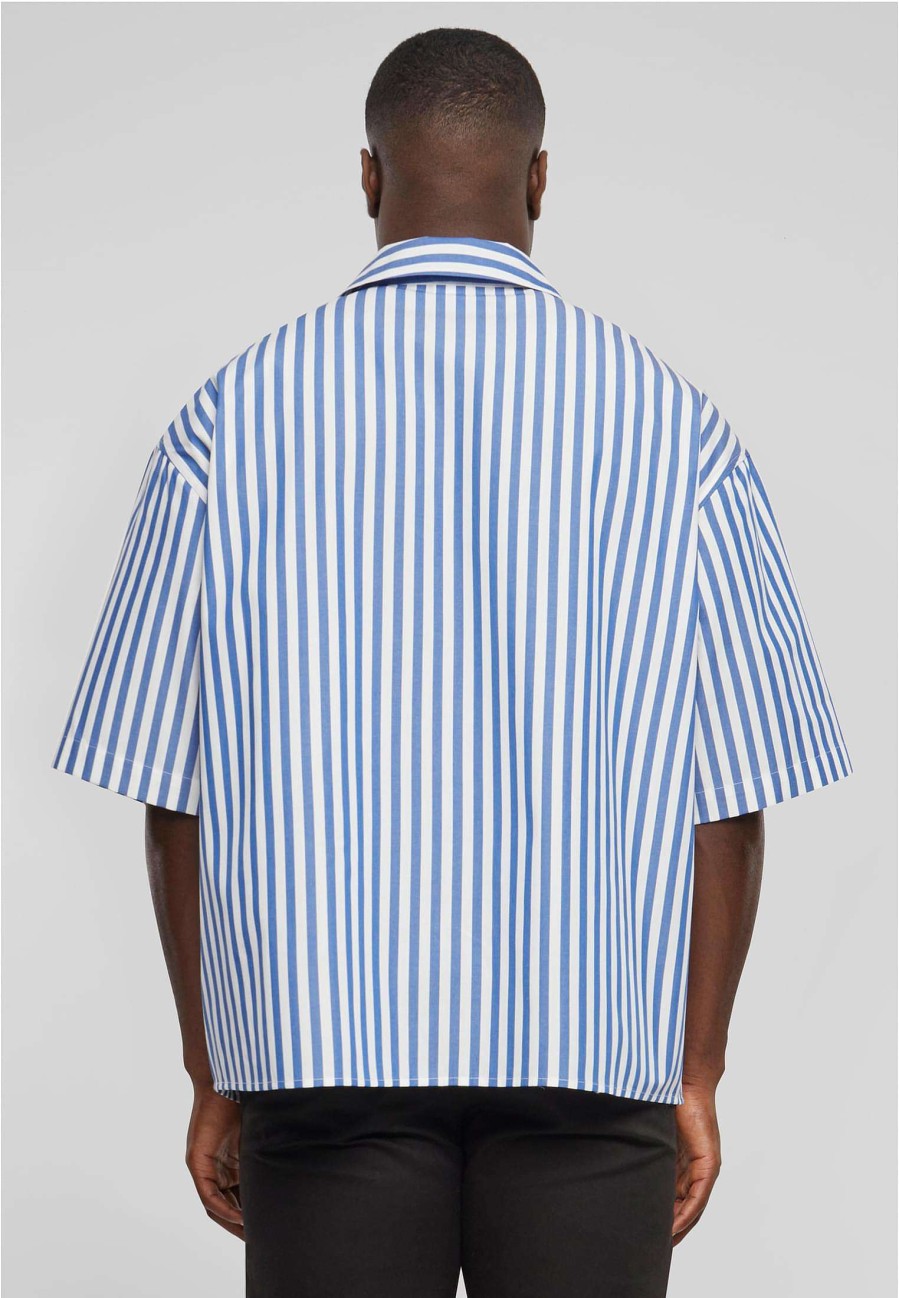 Urban Classics Striped Short Sleeve Summer Shirt | Shirts