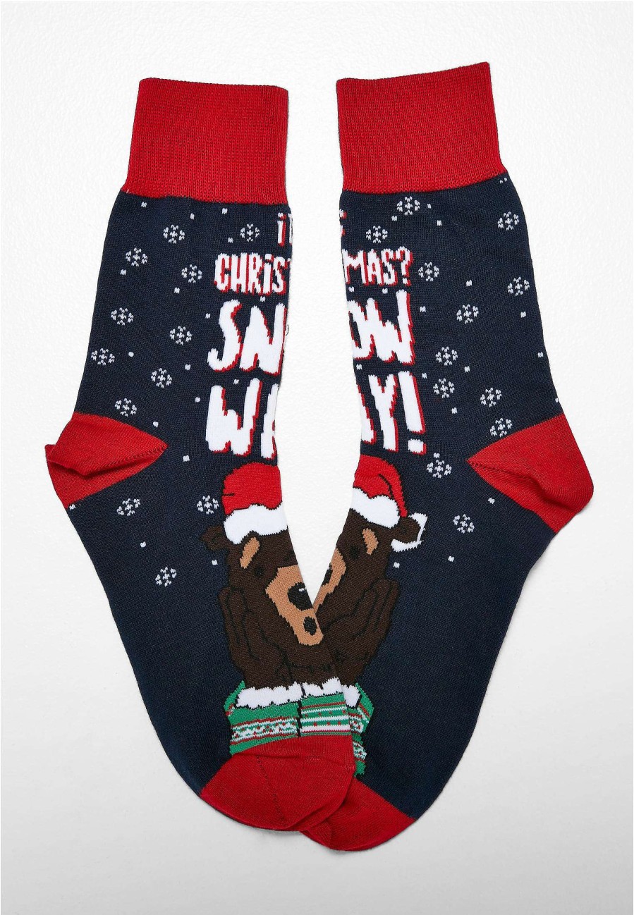 Urban Classics Christmas Bear Socks Kids 3-Pack | Socks