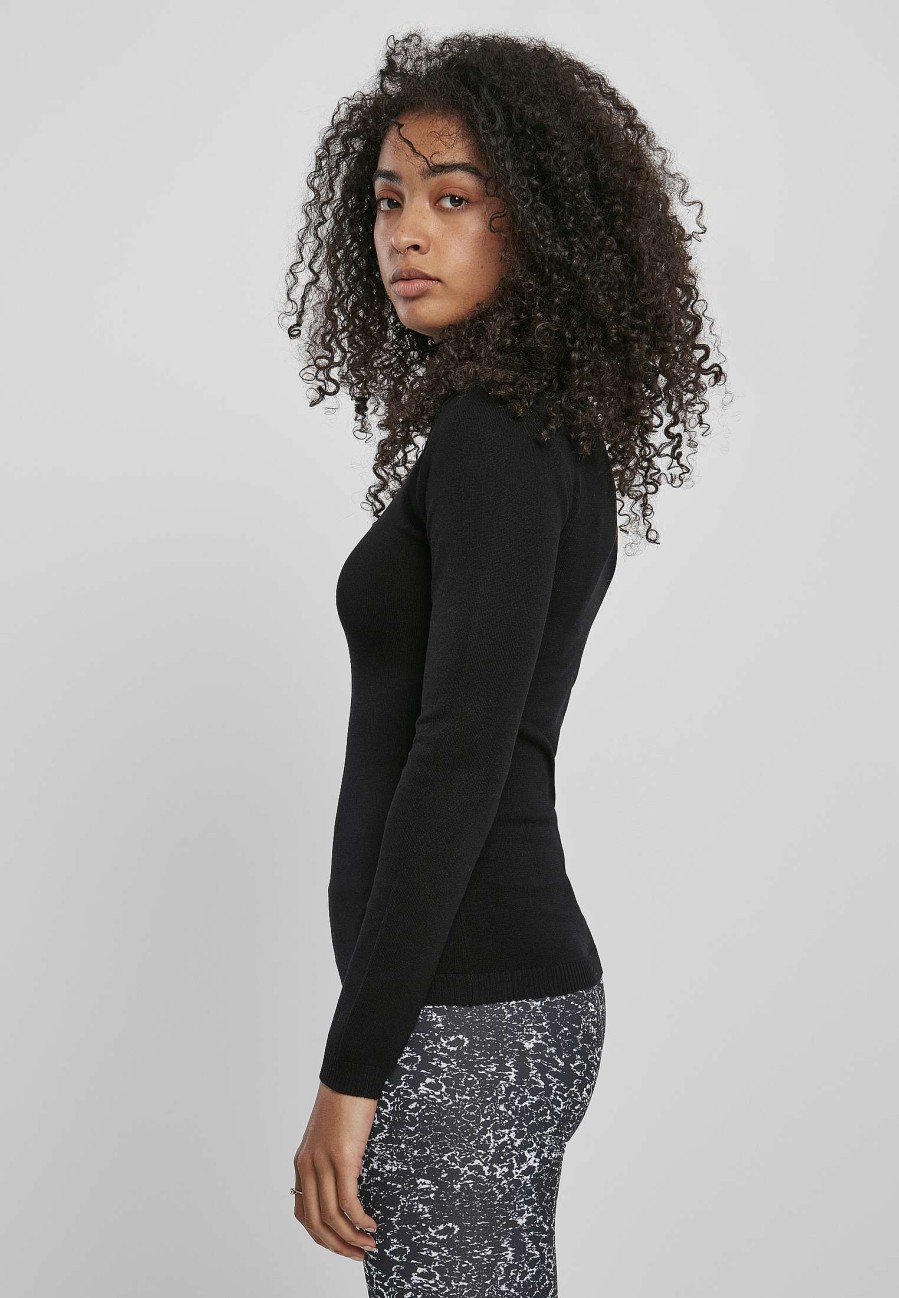 Urban Classics Ladies Basic Turtleneck Sweater | Knitwear