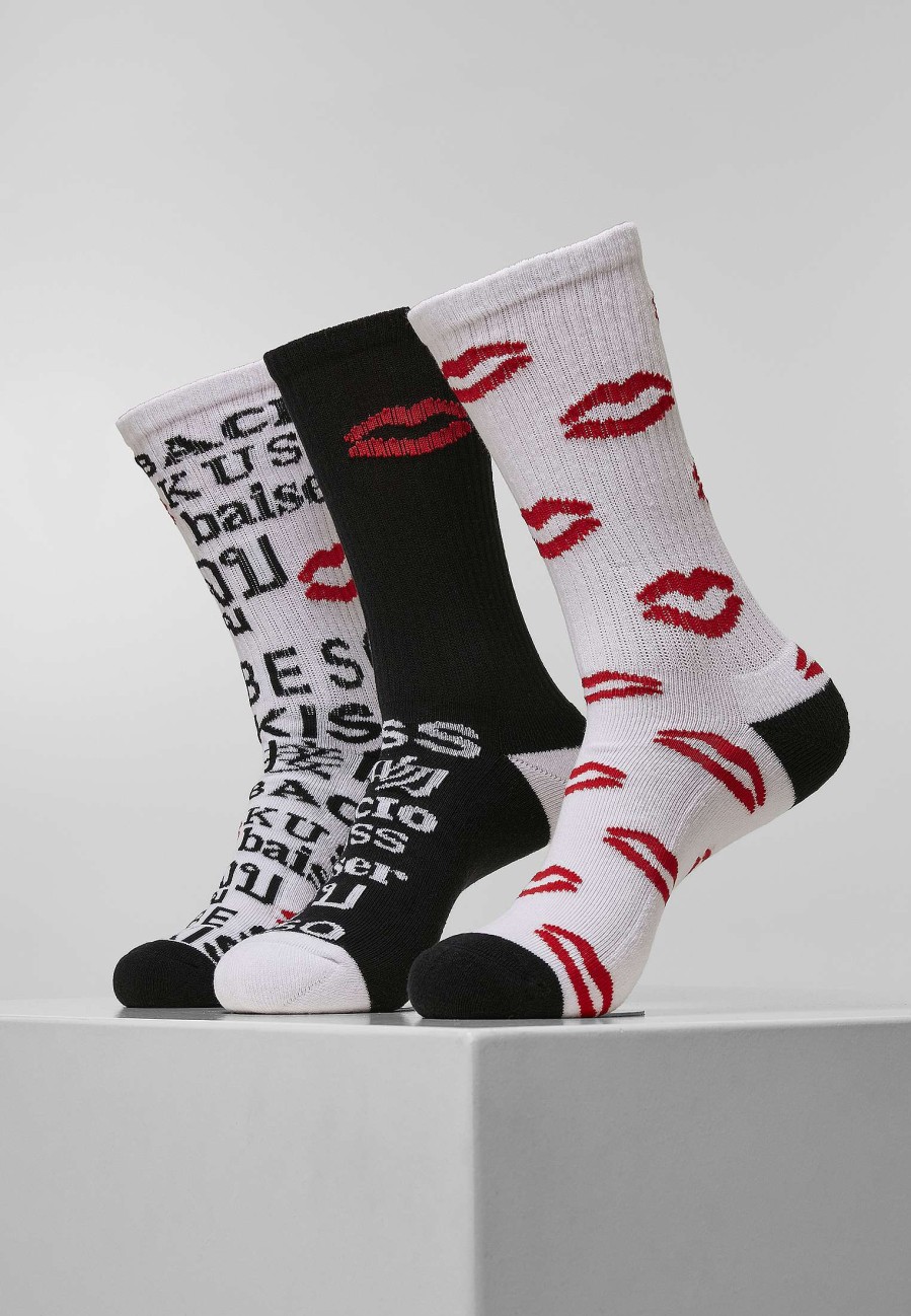 Mister Tee Kiss Socks 3-Pack | Socks