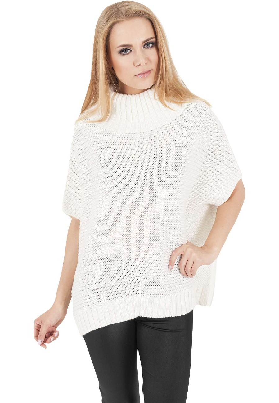 Urban Classics Ladies Knitted Poncho | Knitwear