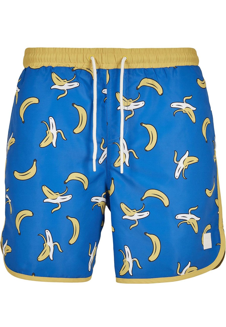 Urban Classics Pattern Retro Swim Shorts | Swimwear