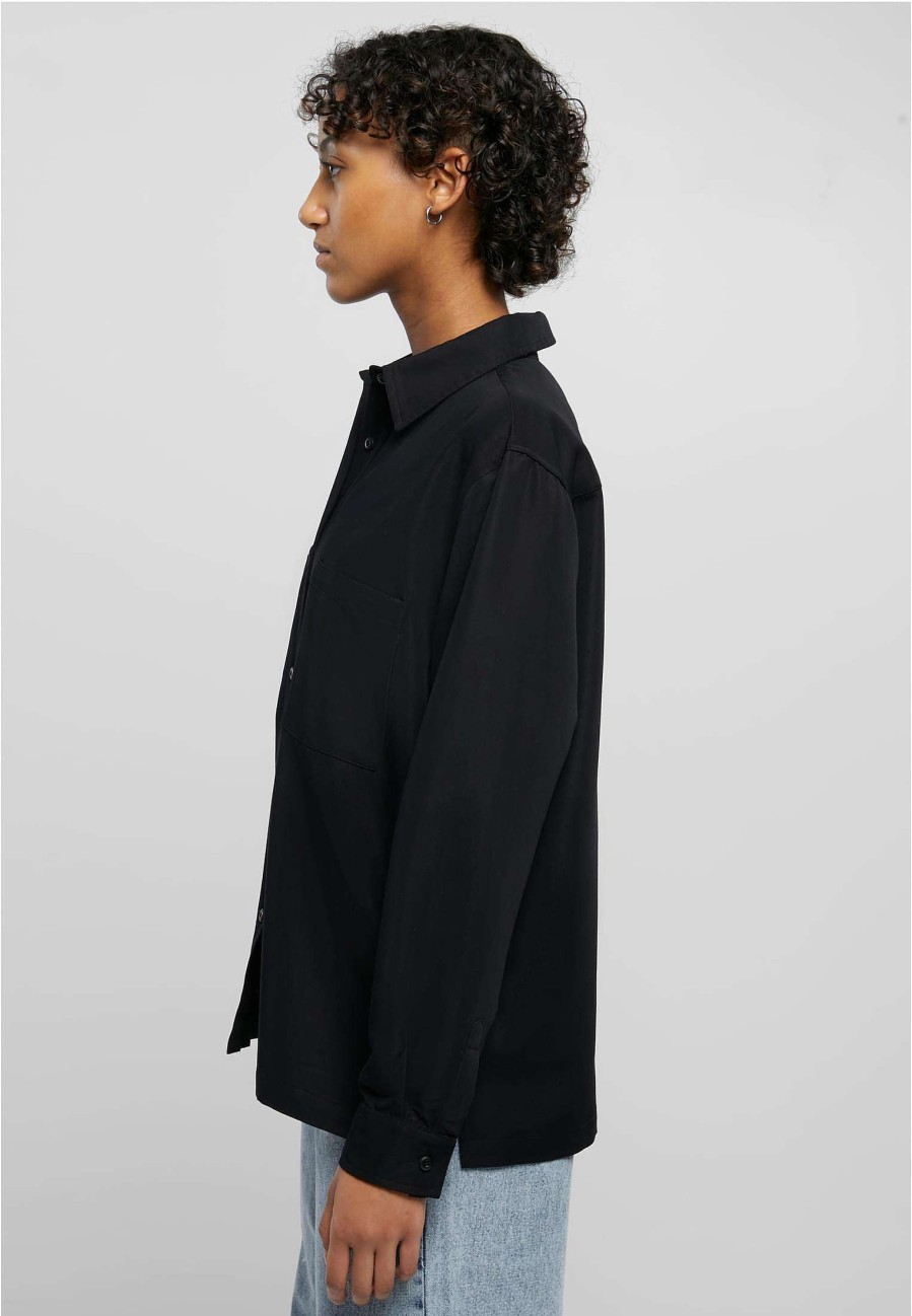 Urban Classics Ladies Oversized Twill Shirt | Shirts