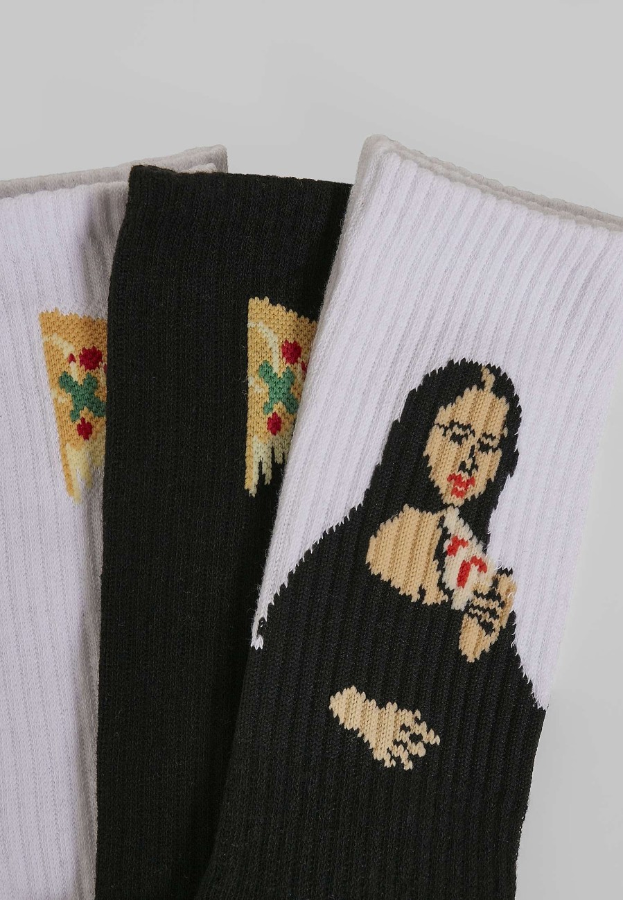 Mister Tee Arti Pizza Sport Socks 3-Pack | Socks