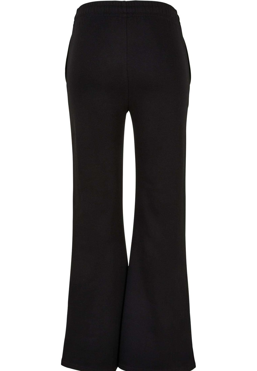 Urban Classics Ladies Flared Pin Tuck Terry Pants | Pants