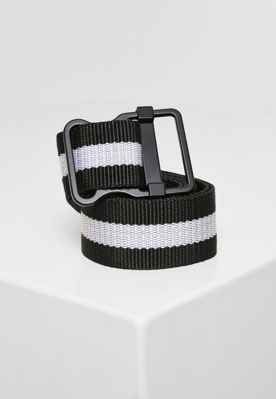 Urban Classics Easy Belt With Stripes | Belts