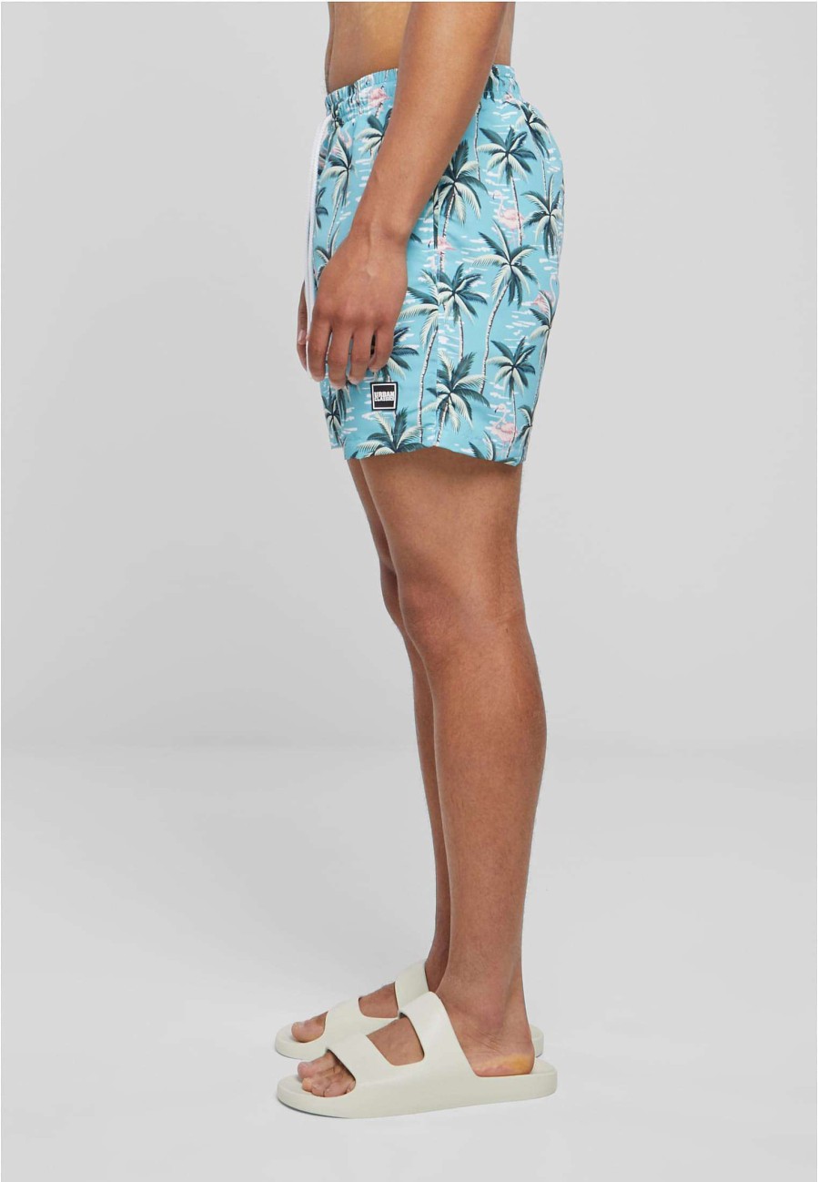 Urban Classics Pattern Swim Shorts | Swimwear