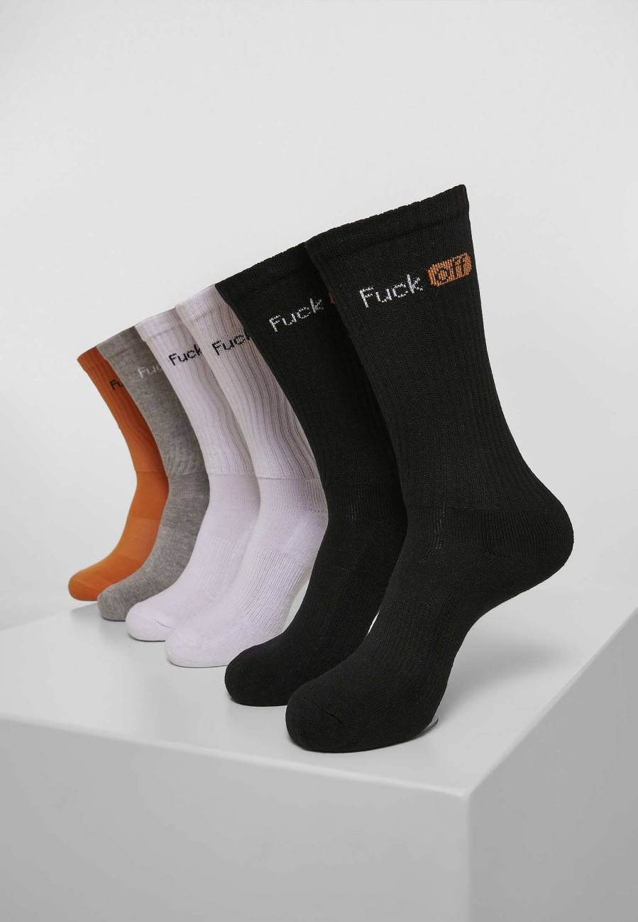 Mister Tee Fuck Off Socks 6-Pack | Socks