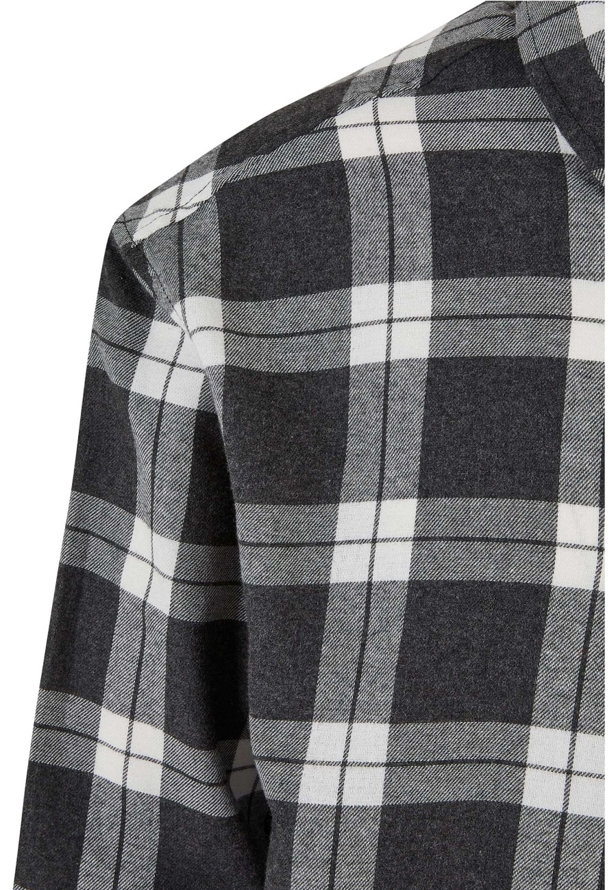 Urban Classics Boxy Dark Checked Shirt | Shirts