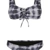 Urban Classics Ladies Lace Up Tie Dye Bikini | Swimwear