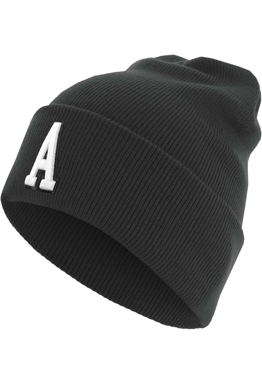 MSTRDS Letter Cuff Knit Beanie | Beanies