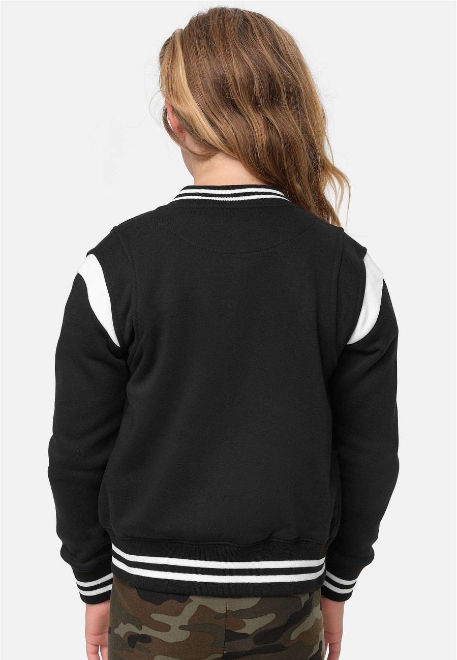 Urban Classics Girls Inset College Sweat Jacket | Jackets