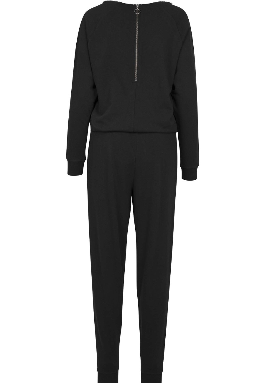 Urban Classics Ladies Long Sleeve Terry Jumpsuit | Suits