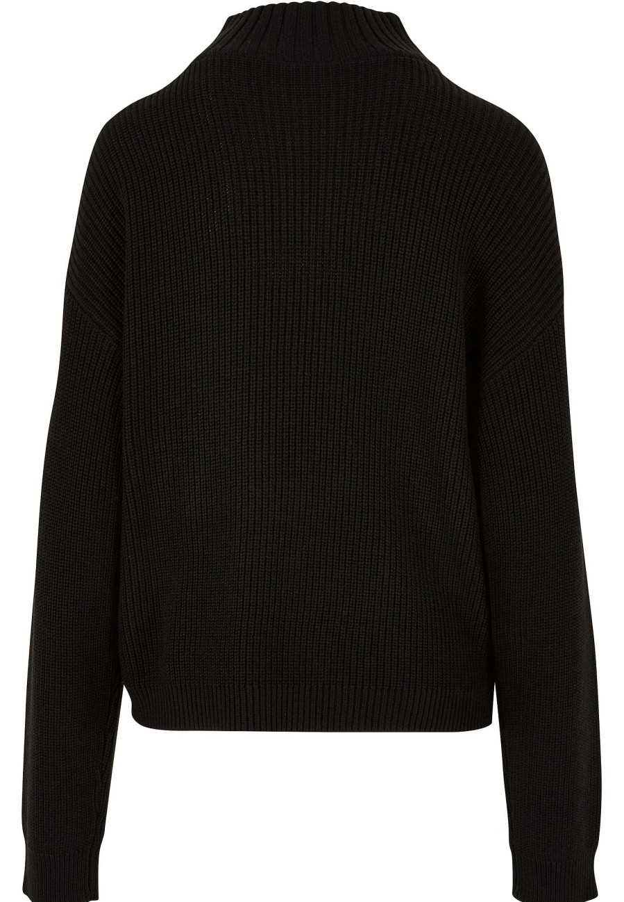 Urban Classics Ladies Oversized Knit Troyer | Knitwear