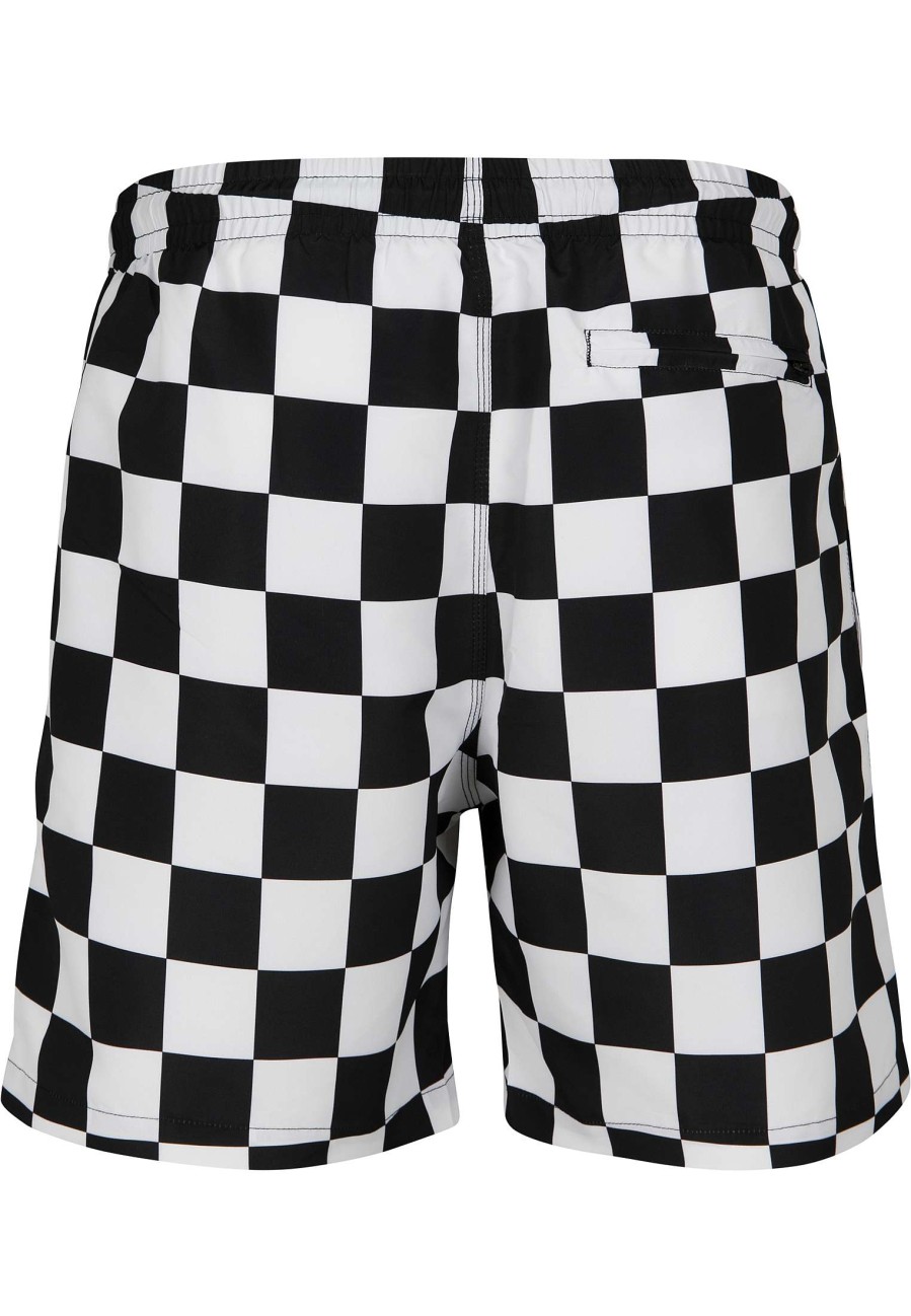 Urban Classics Check Swim Shorts | Swimwear