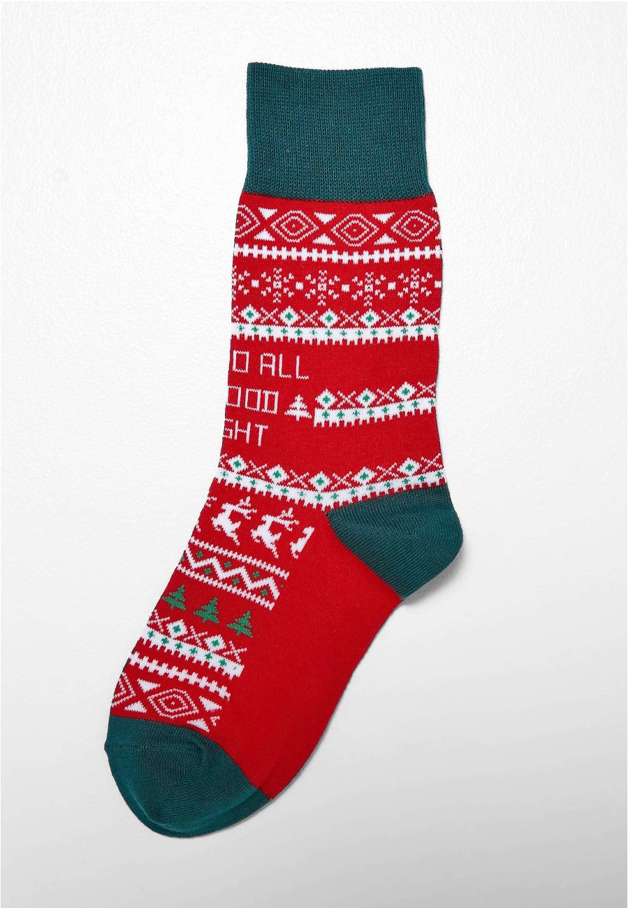 Urban Classics Christmas Bear Socks Kids 3-Pack | Socks