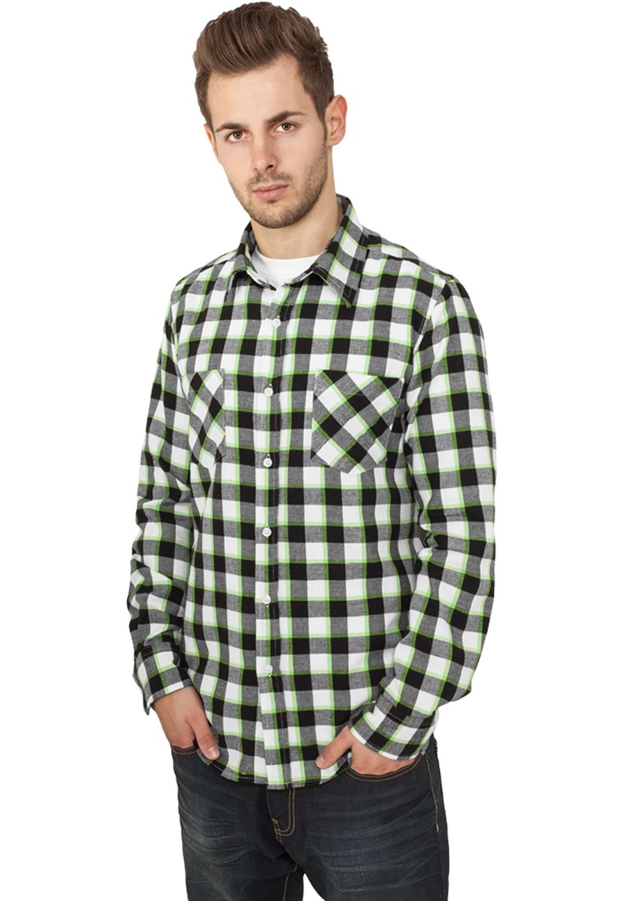 Urban Classics Tricolor Checked Light Flanell Shirt | Shirts