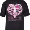 Miss Tee Heart Cage Rose Tee | Tees