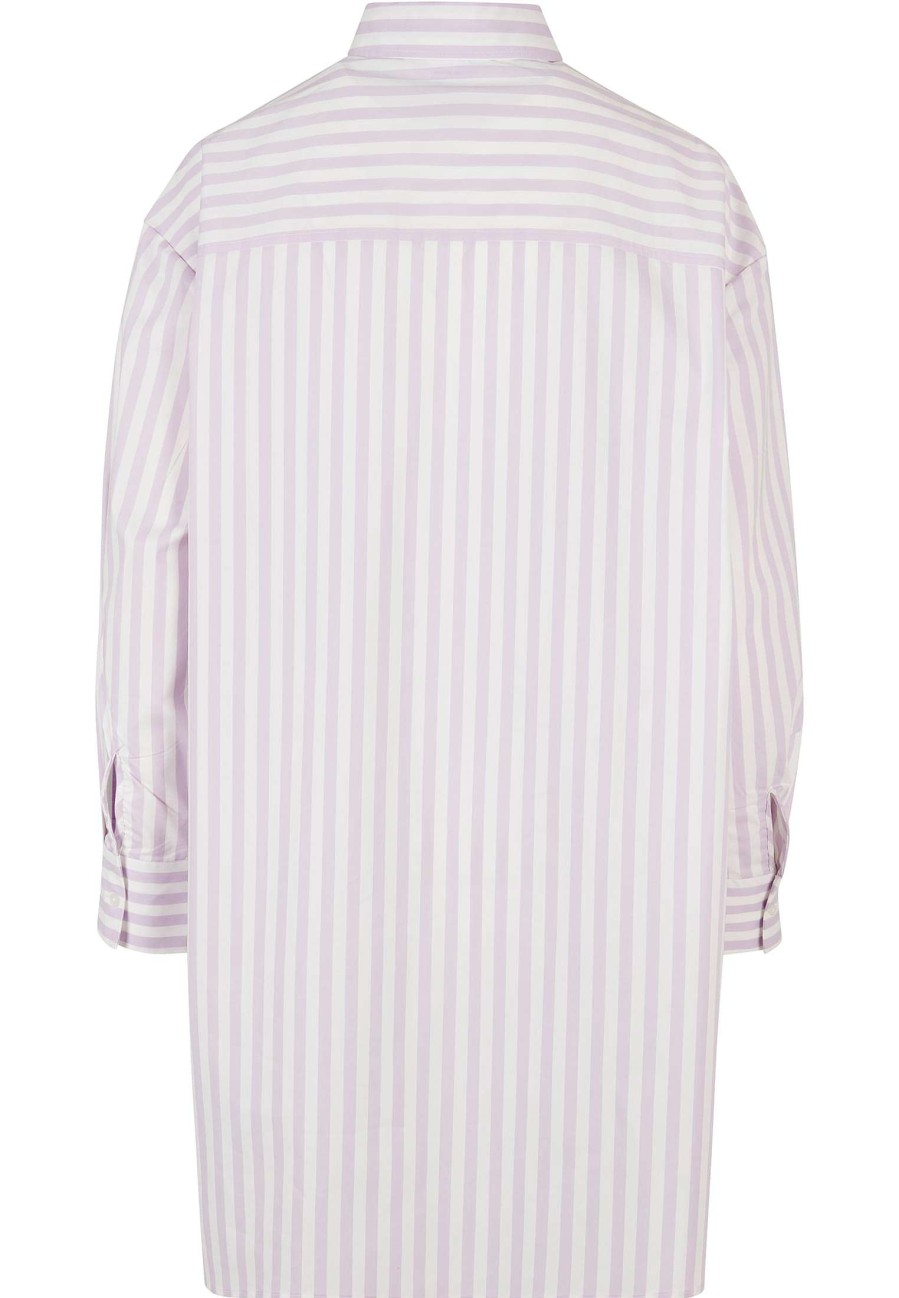 Urban Classics Ladies Oversized Stripe Shirt | Blouses