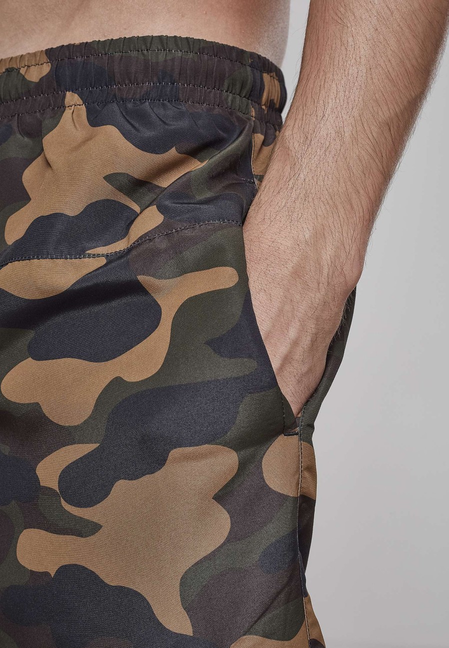 Urban Classics Camo Swim Shorts | Swimwear