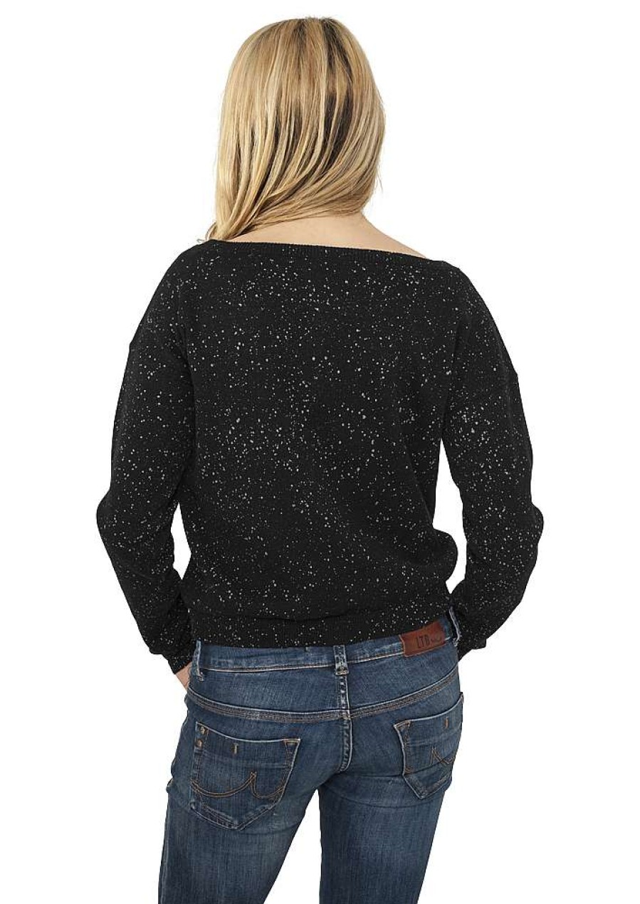 Urban Classics Ladies Knitted Splatter Crewneck | Knitwear