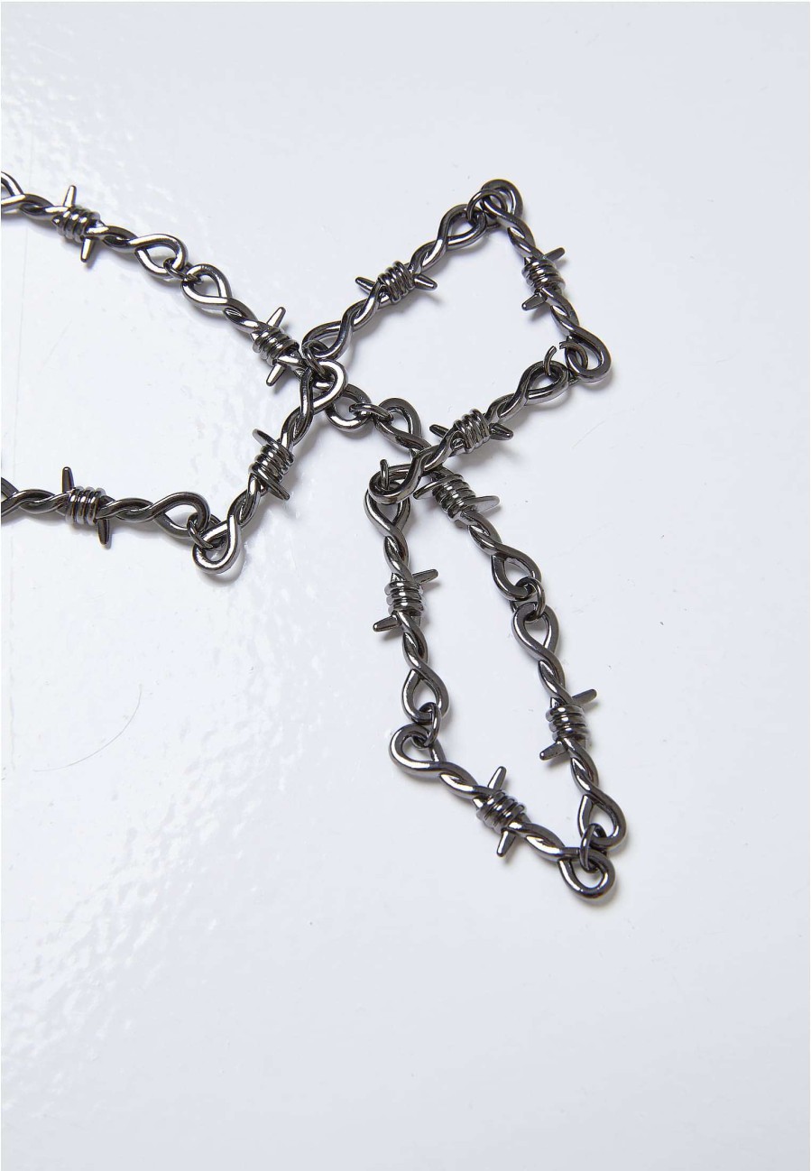 Urban Classics Barbed Wire Necklace | Jewellery