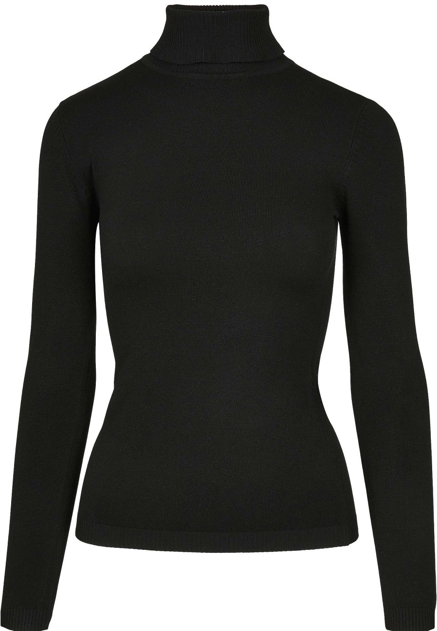 Urban Classics Ladies Basic Turtleneck Sweater | Knitwear