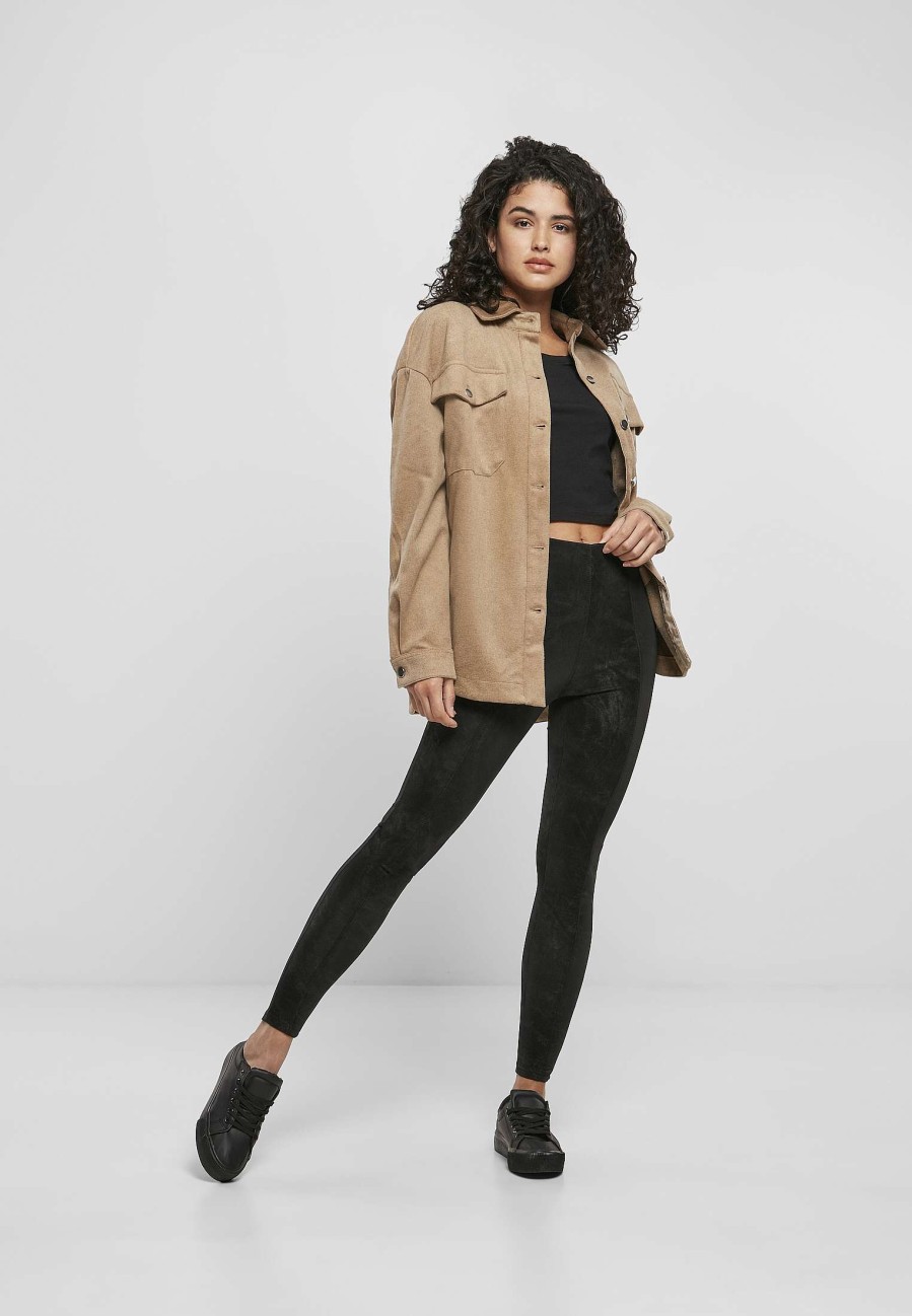 Urban Classics Ladies Classic Overshirt | Blouses