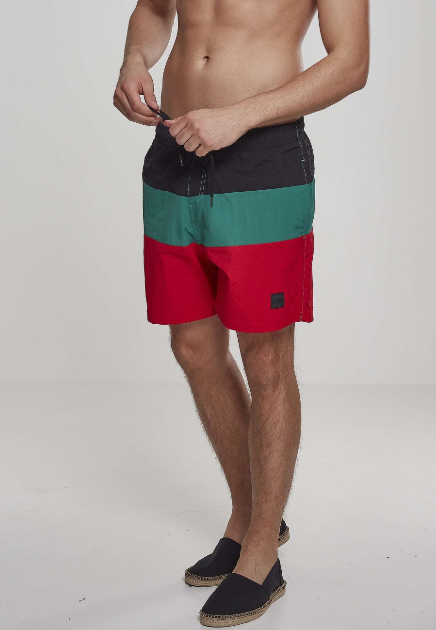 Urban Classics Color Block Swimshorts | Swimwear