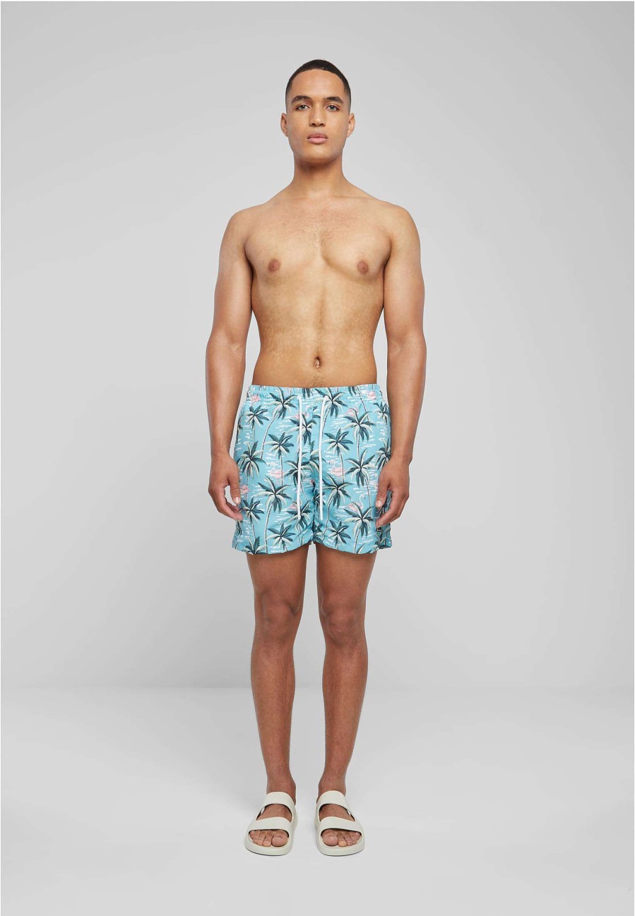 Urban Classics Pattern Swim Shorts | Swimwear