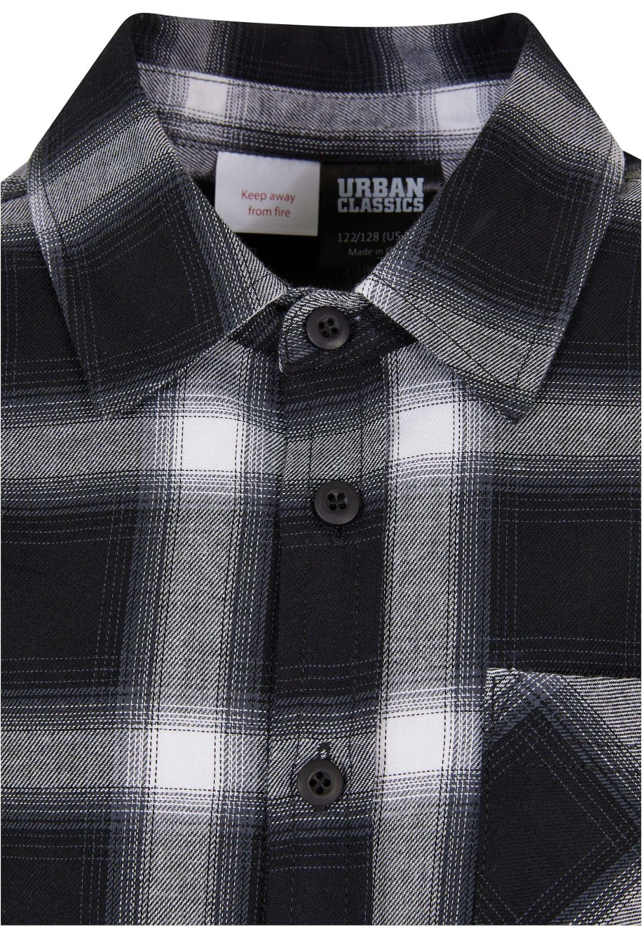 Urban Classics Boys Oversized Checked Shirt | Shirts