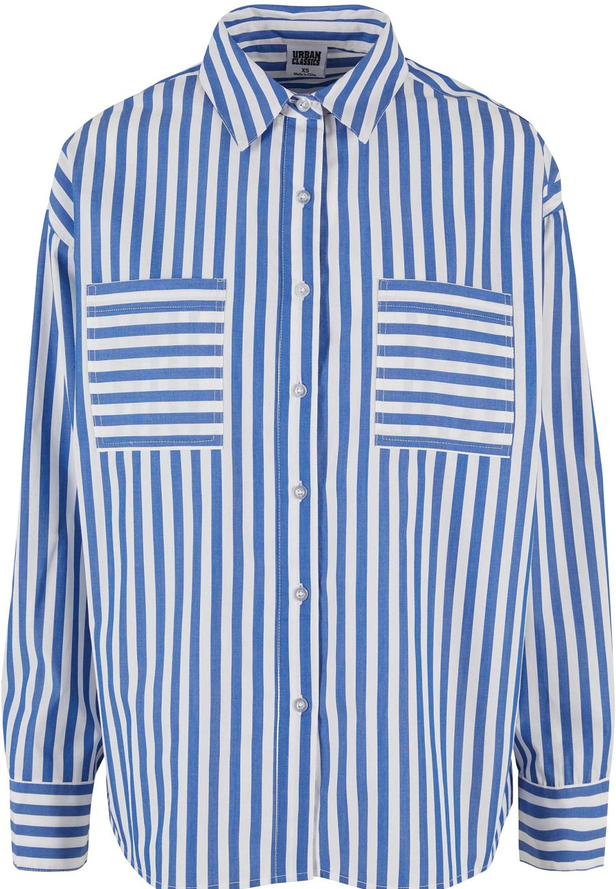 Urban Classics Ladies Striped Relaxed Shirt | Shirts