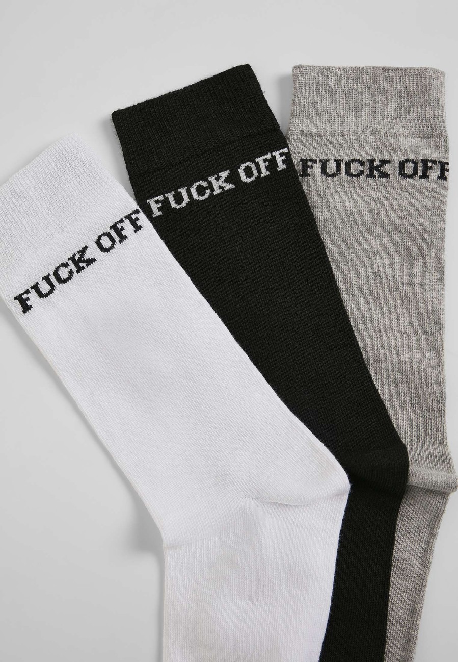 Mister Tee Fuck Off Socks 3-Pack | Socks