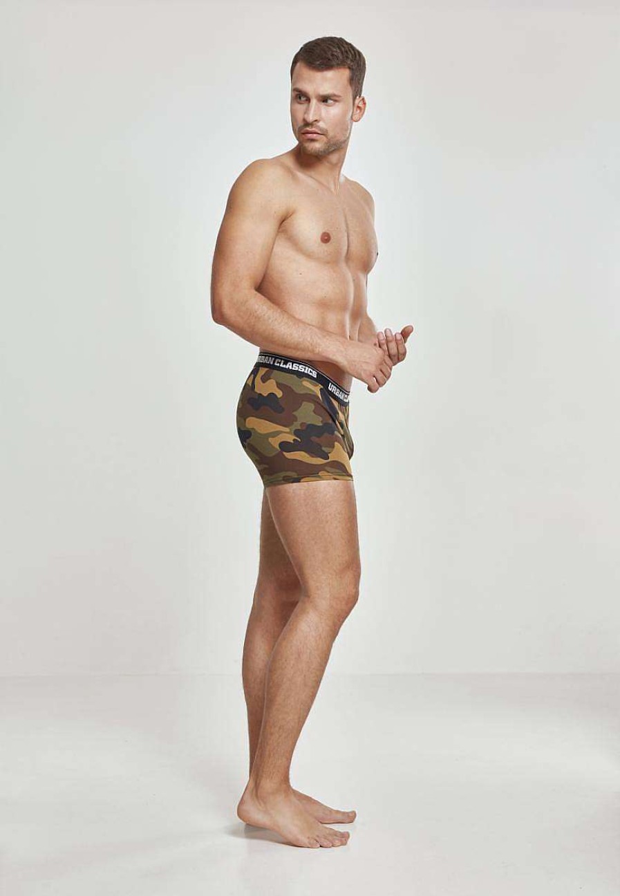 Urban Classics 2-Pack Camo Boxer Shorts | Underwear