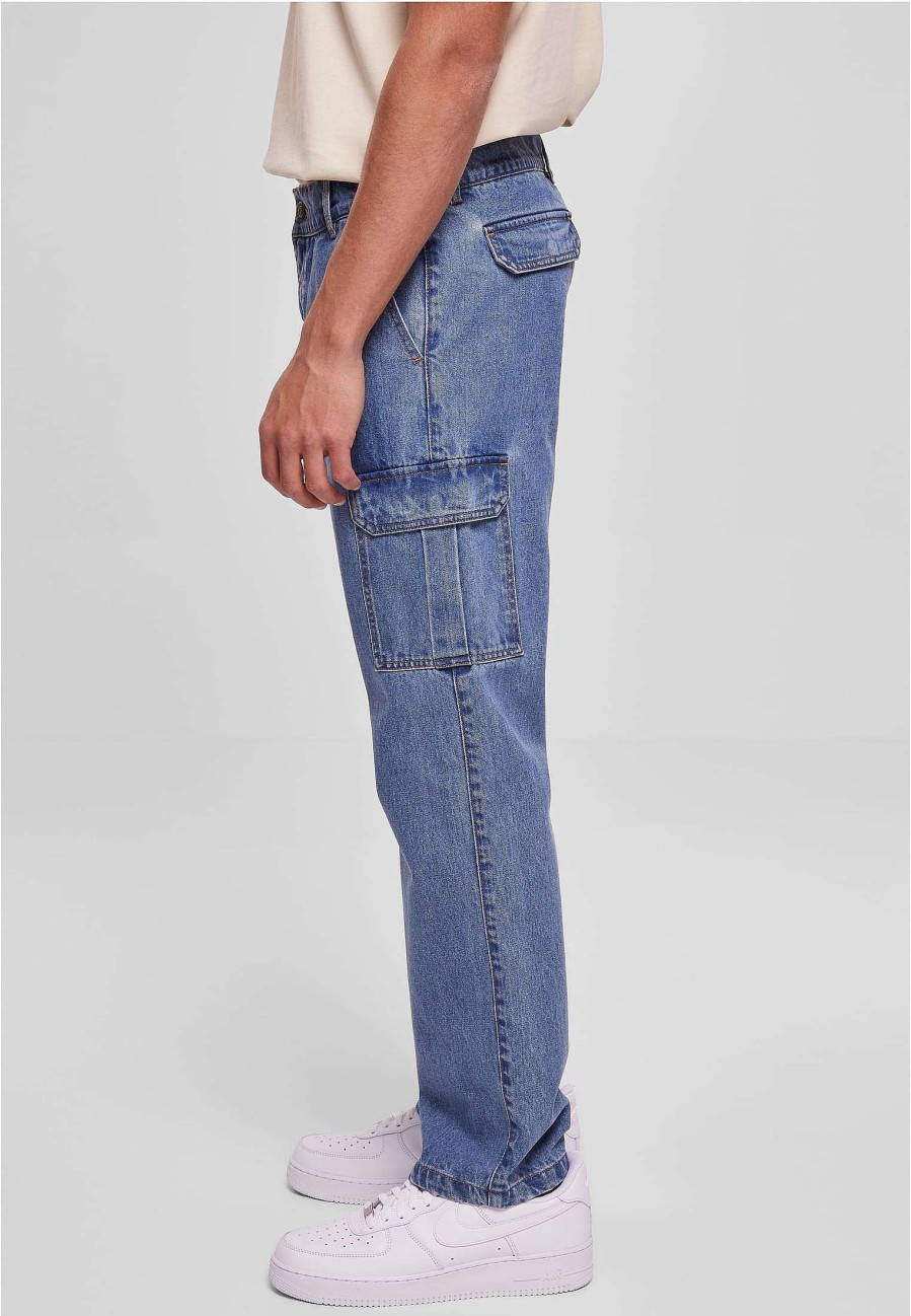 Urban Classics Straight Leg Cargo Jeans | Jeans