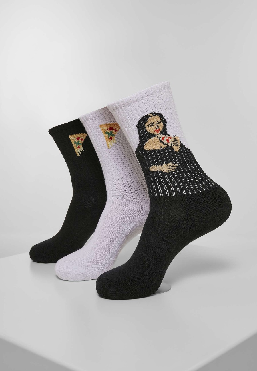 Mister Tee Arti Pizza Sport Socks 3-Pack | Socks