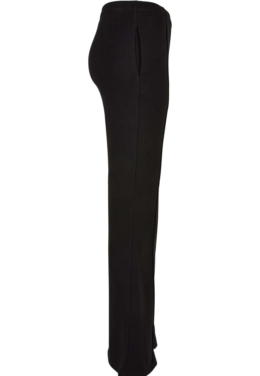 Urban Classics Ladies Flared Pin Tuck Terry Pants | Pants