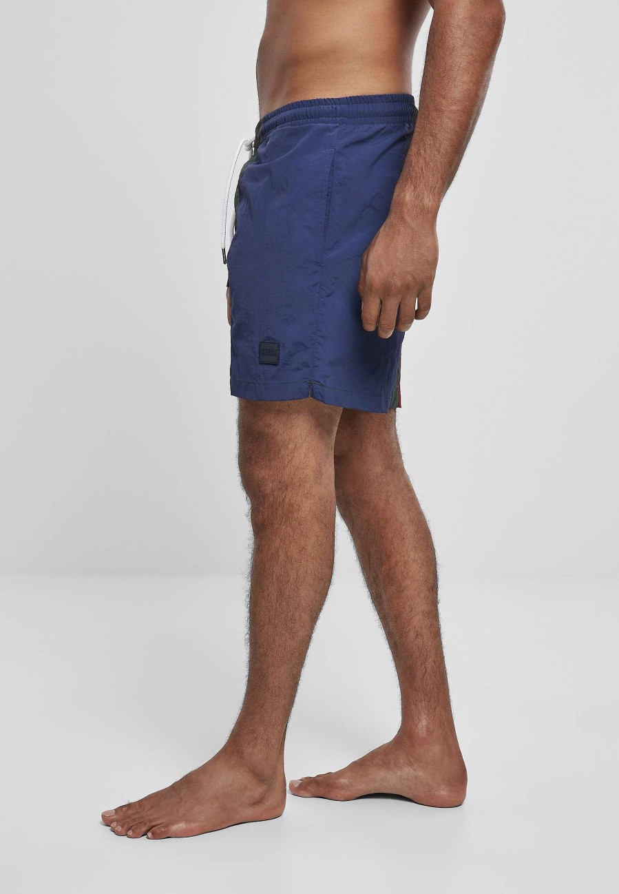 Urban Classics 3-Tone Swim Shorts | Swimwear