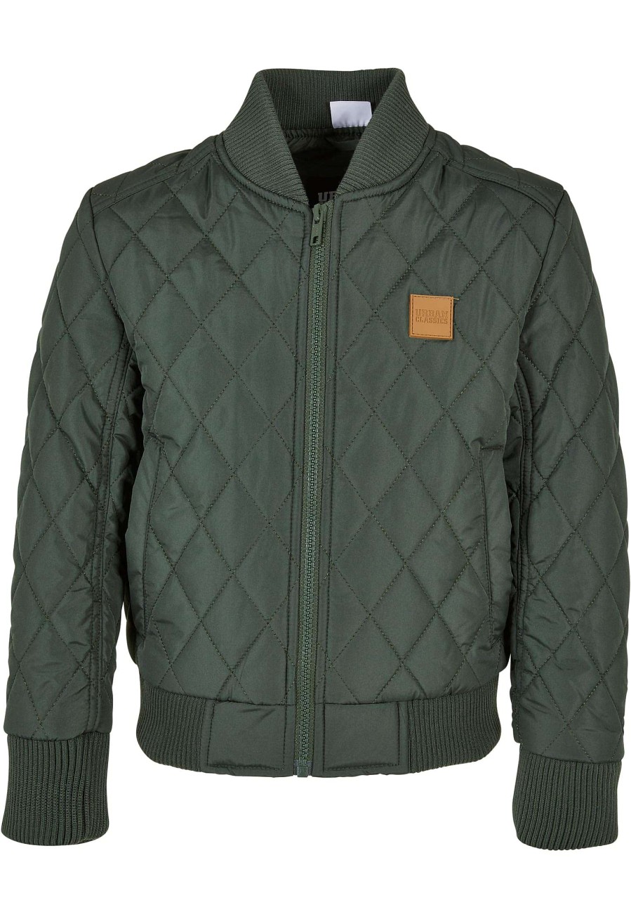 Urban Classics Boys Diamond Quilt Nylon Jacket | Jackets