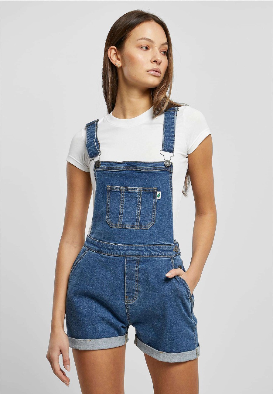 Urban Classics Ladies Organic Short Dungaree | Suits