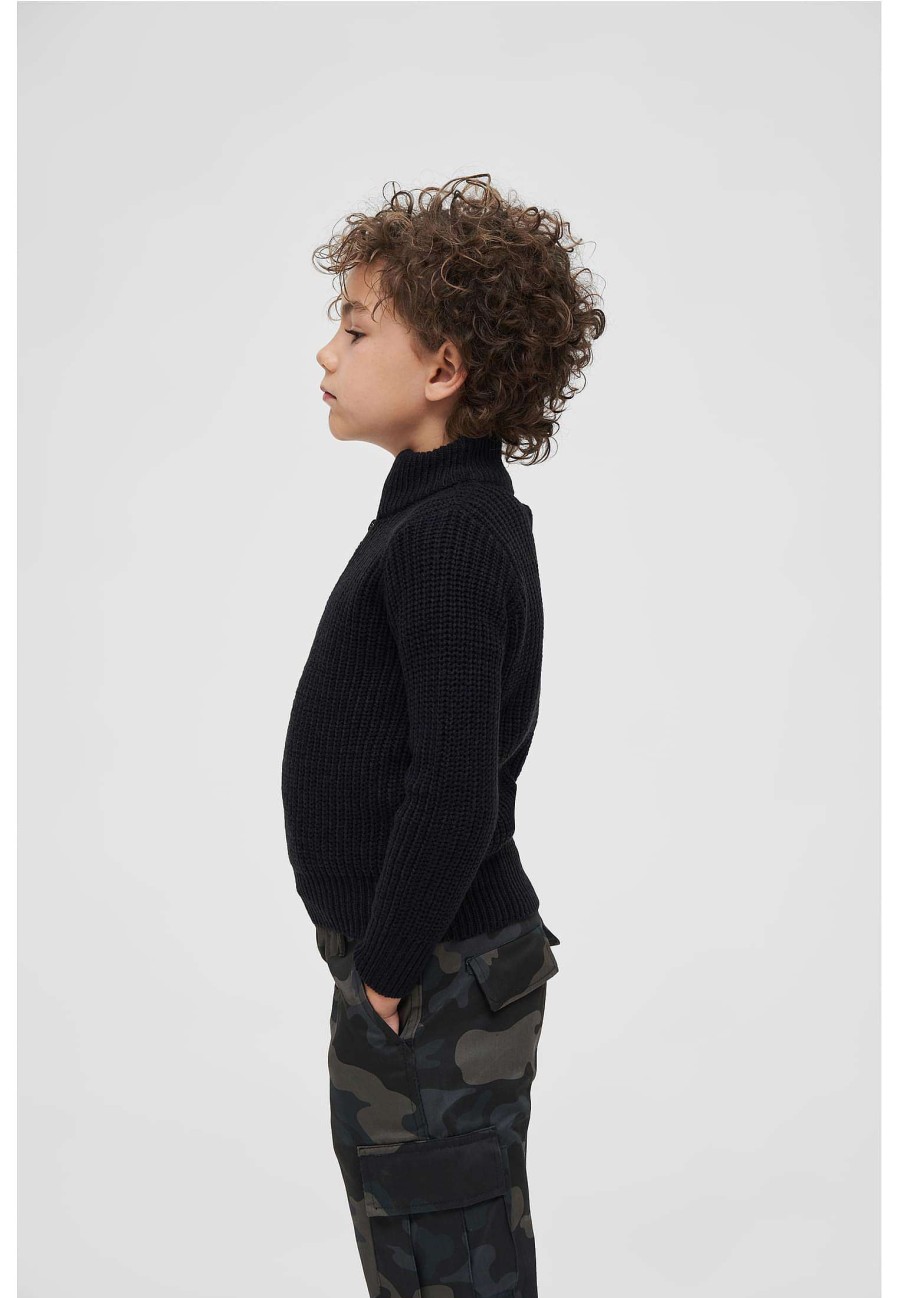 Brandit Kids Marine Troyer Pullover | Knitwear